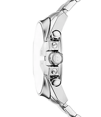 Diesel Men's Mega Chief Slim Chronograph Stainless Steel Bracelet Watch