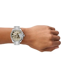 Diesel Men's Mega Chief Slim Chronograph Stainless Steel Bracelet Watch