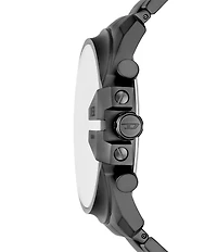 Diesel Men's Mega Chief Slim Quartz Chronograph Tone Stainless Steel Bracelet Watch