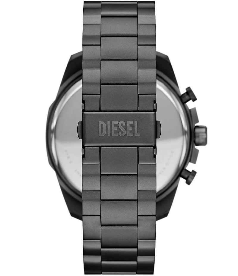 Diesel Men's Mega Chief Slim Quartz Chronograph Tone Stainless Steel Bracelet Watch