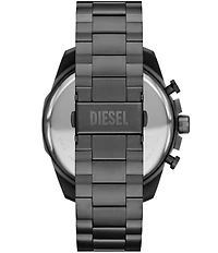 Diesel Men's Mega Chief Slim Quartz Chronograph Tone Stainless Steel Bracelet Watch