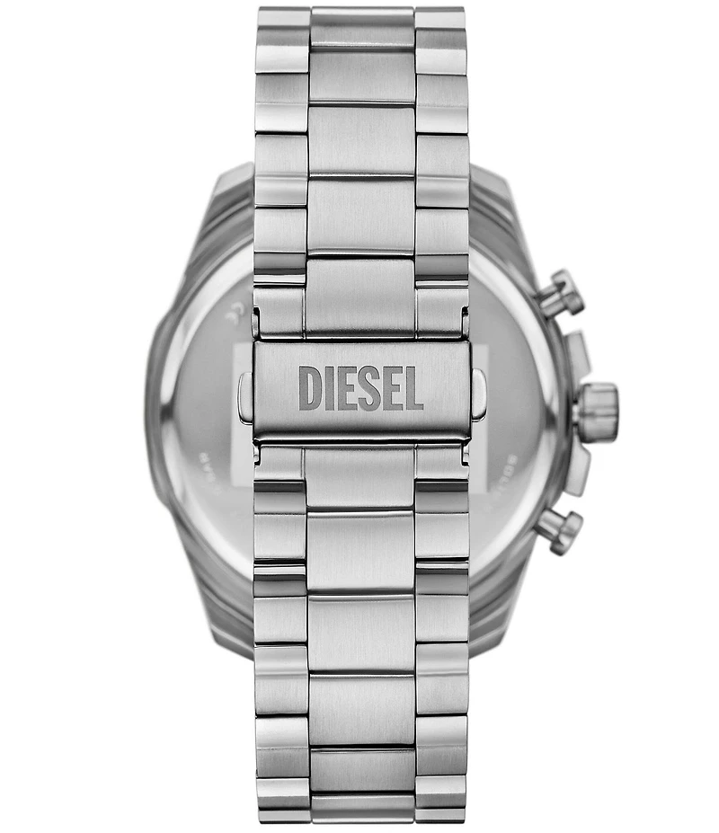 Diesel Men's Mega Chief Slim Quartz Chronograph Stainless Steel Bracelet Watch