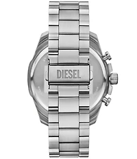 Diesel Men's Mega Chief Slim Quartz Chronograph Stainless Steel Bracelet Watch