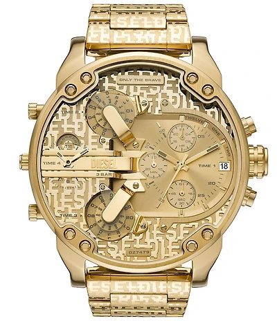 Diesel Men's Mr. Daddy 2.0 Chronograph Multifunction Gold-Tone Stainless Steel Watch