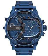 Diesel Men's Mr. Daddy 2.0 Multifunction Blue Stainless Steel Bracelet Watch