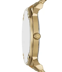 Diesel Men's Mr. Daddy Slim Chronograph Gold-Tone Stainless Steel Bracelet Watch