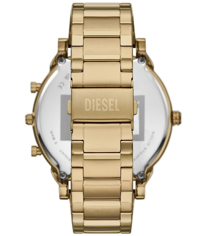 Diesel Men's Mr. Daddy Slim Chronograph Gold-Tone Stainless Steel Bracelet Watch