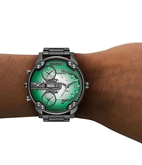 Diesel Men's Mr. Daddy Slim Chronograph Gunmetal Stainless Steel Bracelet Watch