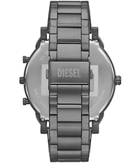 Diesel Men's Mr. Daddy Slim Multifunction Gray Tone Stainless Steel Bracelet Watch