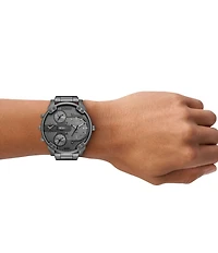Diesel Men's Mr. Daddy Slim Multifunction Gray Tone Stainless Steel Bracelet Watch