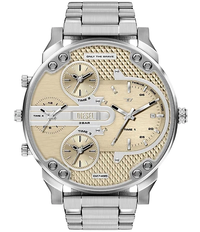 Diesel Men's Mr. Daddy Slim Multifunction Stainless Steel Bracelet Watch