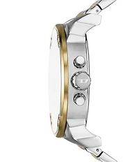 Diesel Men's Mr. Daddy Slim Three-Hand Date Two Tone Stainless Steel Bracelet Watch