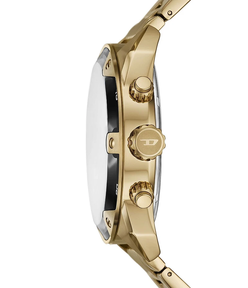 Diesel Men's Spiked Quartz Chronograph Stainless Steel Bracelet Watch