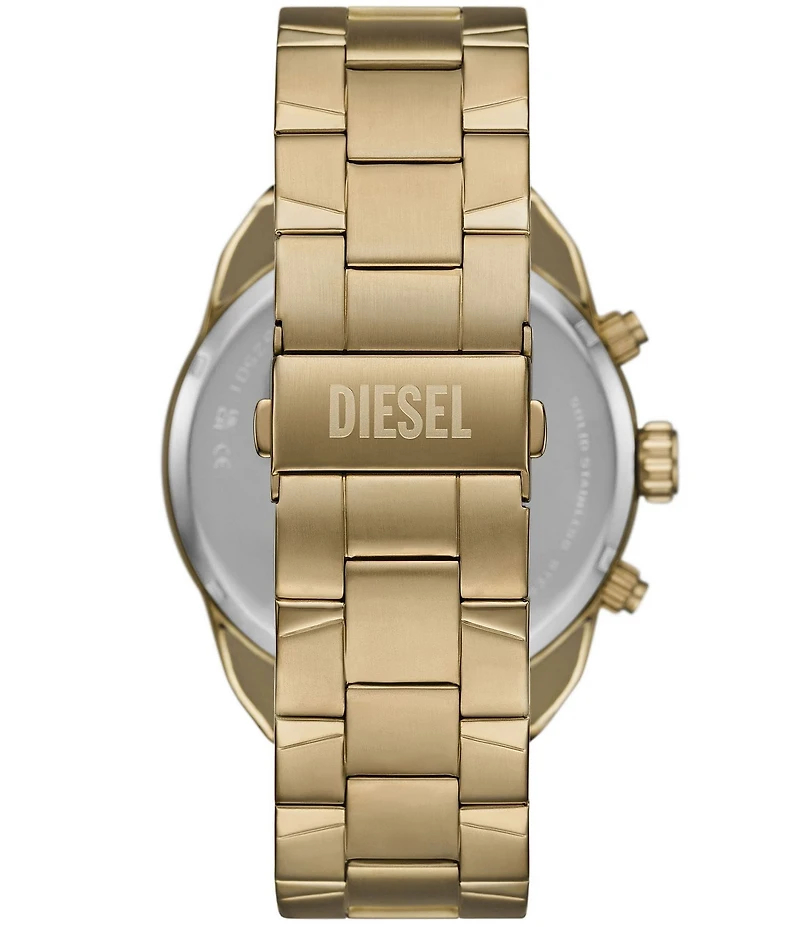 Diesel Men's Spiked Quartz Chronograph Stainless Steel Bracelet Watch