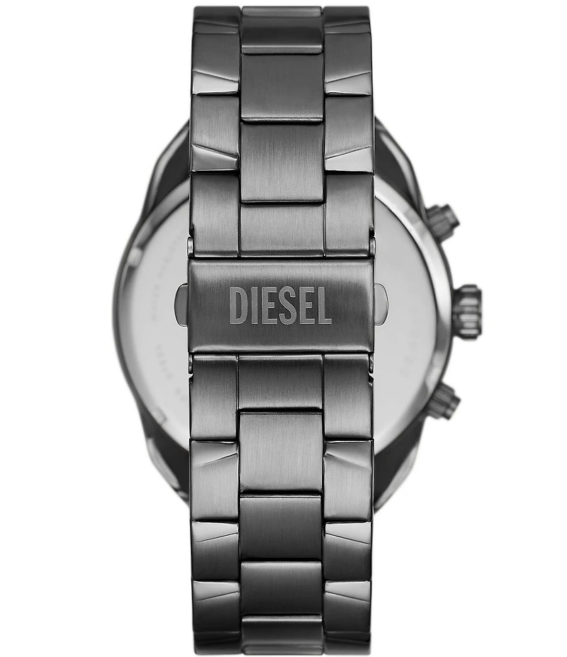 Diesel Men's Spiked Quartz Chronograph Stainless Steel Bracelet Watch