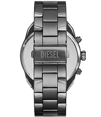 Diesel Men's Spiked Quartz Chronograph Stainless Steel Bracelet Watch