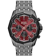 Diesel Men's Stinger Chronograph Gunmetal Tone Stainless Steel Bracelet Watch