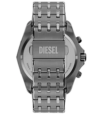 Diesel Men's Stinger Chronograph Gunmetal Tone Stainless Steel Bracelet Watch