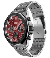 Diesel Men's Stinger Chronograph Gunmetal Tone Stainless Steel Bracelet Watch