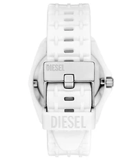 Diesel Men's Stinger Three-Hand Black Silicone Strap Watch