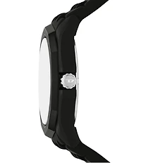 Diesel Men's Stinger Three-Hand Black Silicone Strap Watch