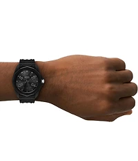 Diesel Men's Stinger Three-Hand Black Silicone Strap Watch