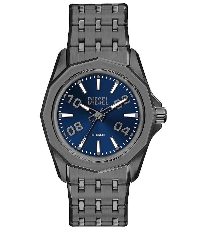 Diesel Men's Stinger Three Hand Stainless Steel Bracelet Watch