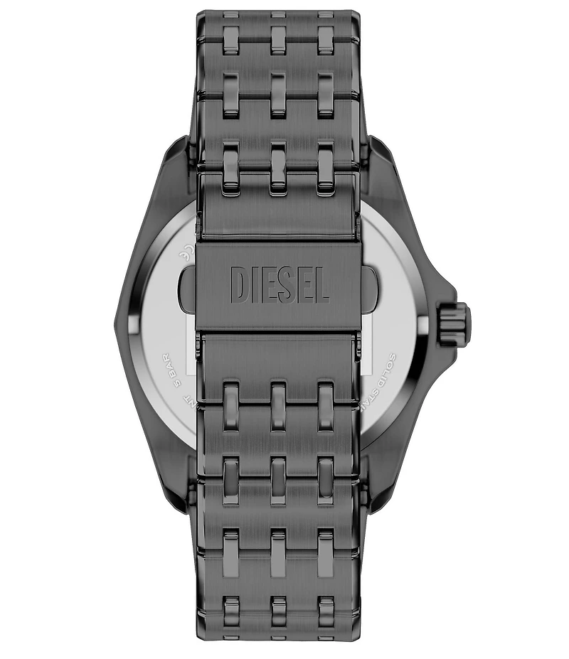 Diesel Men's Stinger Three Hand Stainless Steel Bracelet Watch