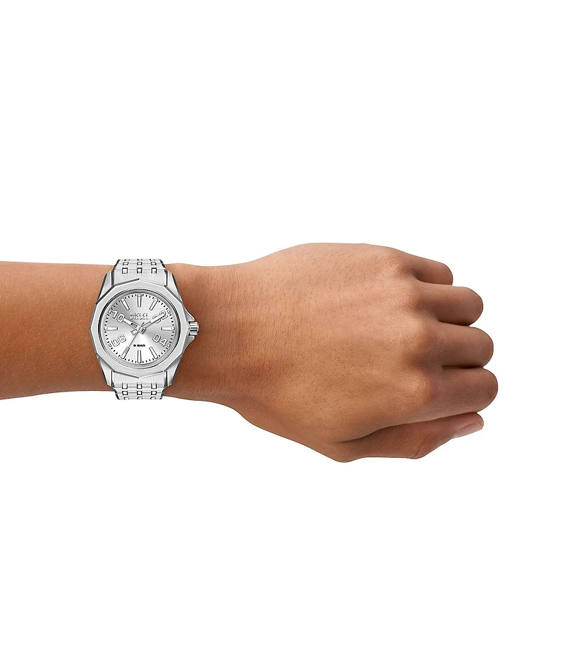 Diesel Men's Stinger Three Hand Stainless Steel Bracelet Watch