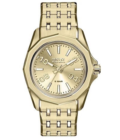 Diesel Men's Stinger Three Hand Stainless Steel Bracelet Watch