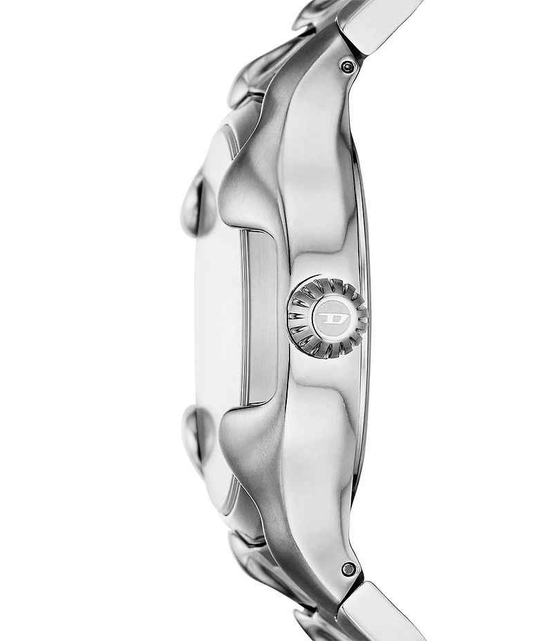 Diesel Men's Vert Three-Hand Date Stainless Steel Bracelet Watch