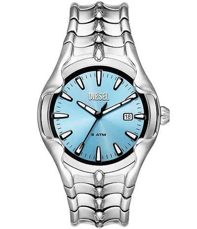 Diesel Men's Vert Three-Hand Quartz Mechanical Automatic Stainless Steel Bracelet Watch