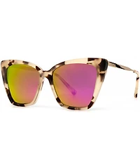 DIFF Eyewear Becky II Tortoise Polarized Cat Eye Sunglasses