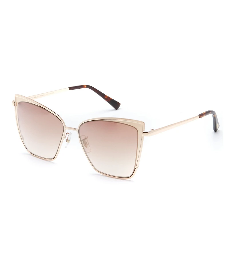 DIFF Eyewear Becky Polarized Cat Eye Sunglasses