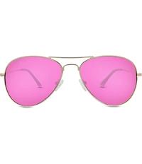 DIFF Eyewear Cruz Polarized Mirrored Aviator Sunglasses