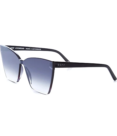 DIFF Eyewear Women's Goldie 56mm Butterfly Sunglasses