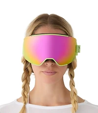DiFF Eyewear Unisex Alpine Polarized 95mm Shield Snow Goggles