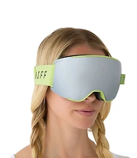 DiFF Eyewear Unisex Alpine Polarized 95mm Shield Snow Goggles