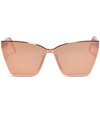 DIFF Eyewear Goldie 145mm Cat Eye Statement Sunglasses