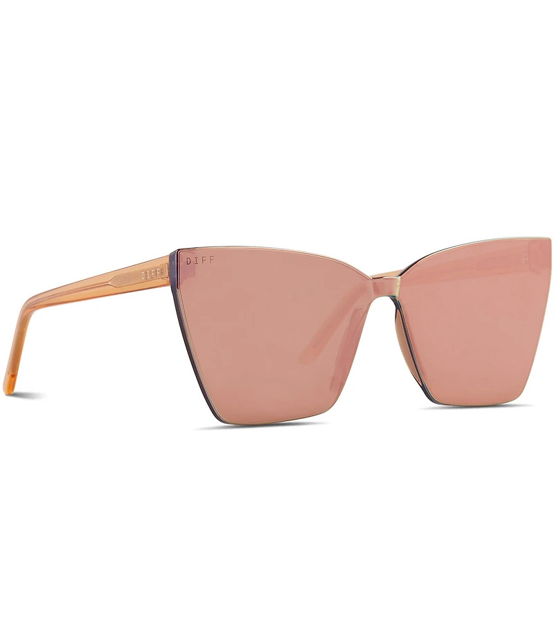 DIFF Eyewear Goldie 145mm Cat Eye Statement Sunglasses