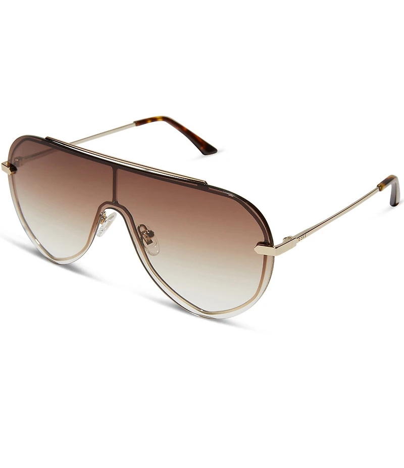 DIFF Eyewear Women's Imani 139mm Shield Sunglasses