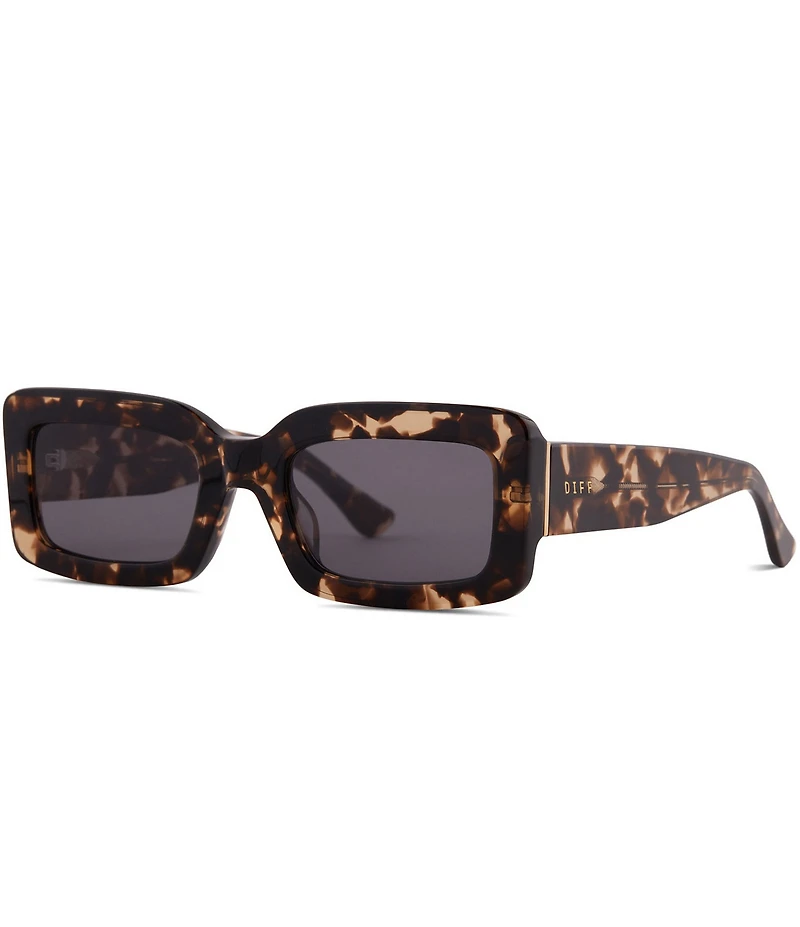 DIFF Eyewear Women's Indy 51mm Rectangle Sunglasses