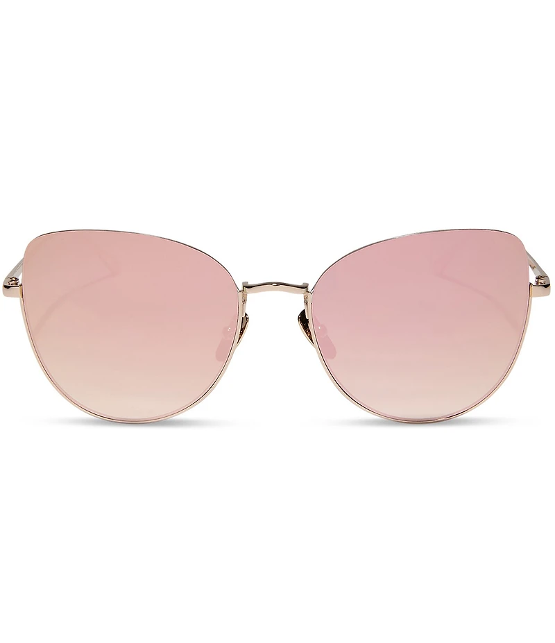 DIFF Eyewear Women's Kinsley 57mm Round Sunglasses