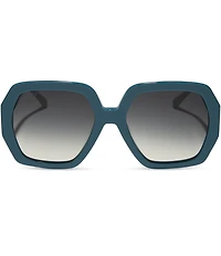 DIFF Eyewear Women's Nola 51mm Square Sunglasses