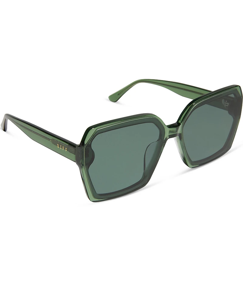 DIFF Eyewear Presley 63mm Square Sunglasses