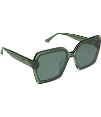 DIFF Eyewear Presley 63mm Square Sunglasses