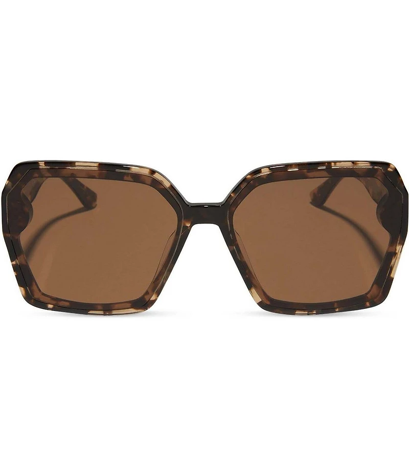 DIFF Eyewear Presley 63mm Square Sunglasses