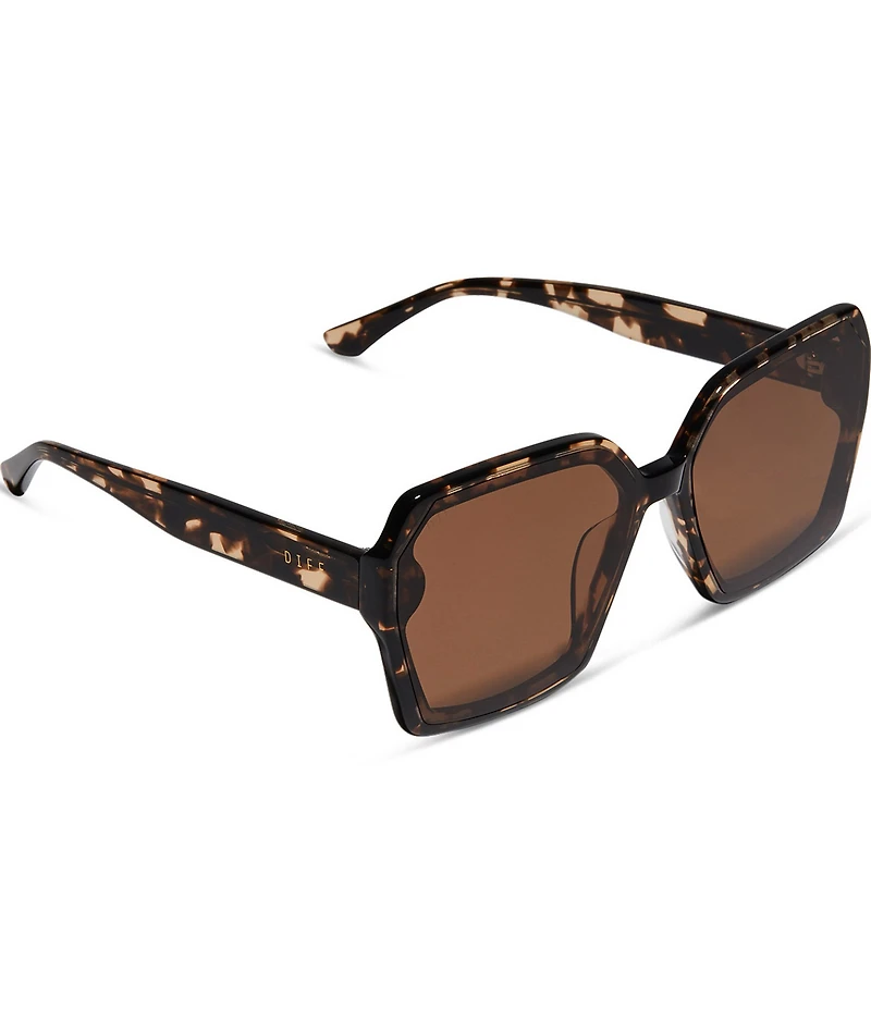 DIFF Eyewear Presley 63mm Square Sunglasses