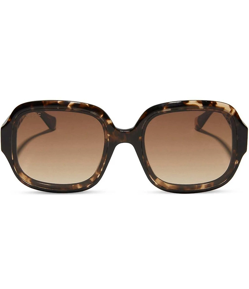 DIFF Eyewear Women's Seraphina 57mm Round Polarized Sunglasses