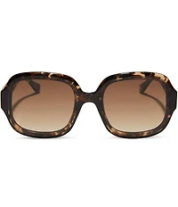 DIFF Eyewear Women's Seraphina 57mm Round Polarized Sunglasses